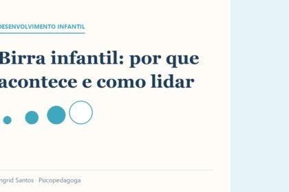 Capa do artigo: Birra infantil: por que acontece e como lidar